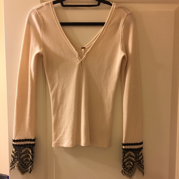 Free People Tops - Free People thermal long sleeve with detail